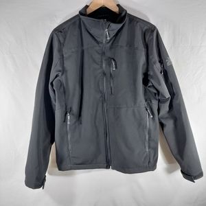 ZeroXposur Black Fleece Lined Soft Shell Performance Jacket Mens Sz M